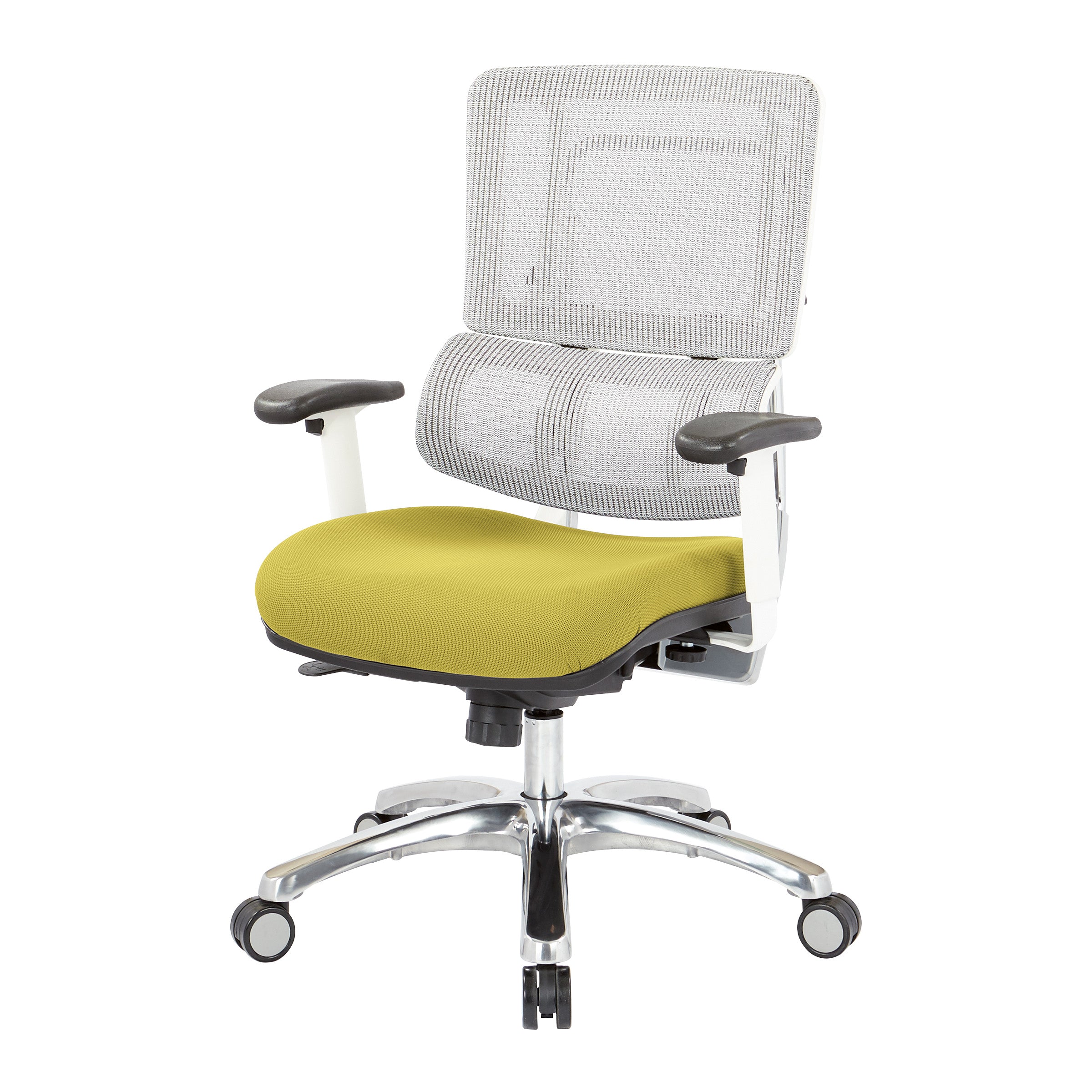 White Vertical Mesh Chair